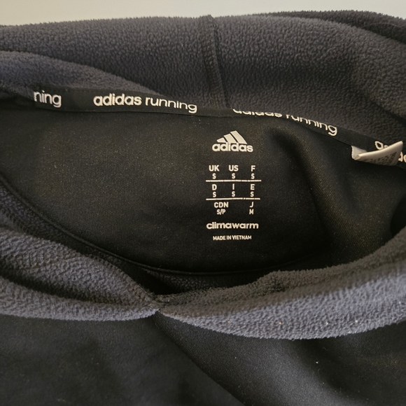 Diver/Hoodie with Adidas Running WeatherWarm Black Size S Reflective - Picture 9 of 10